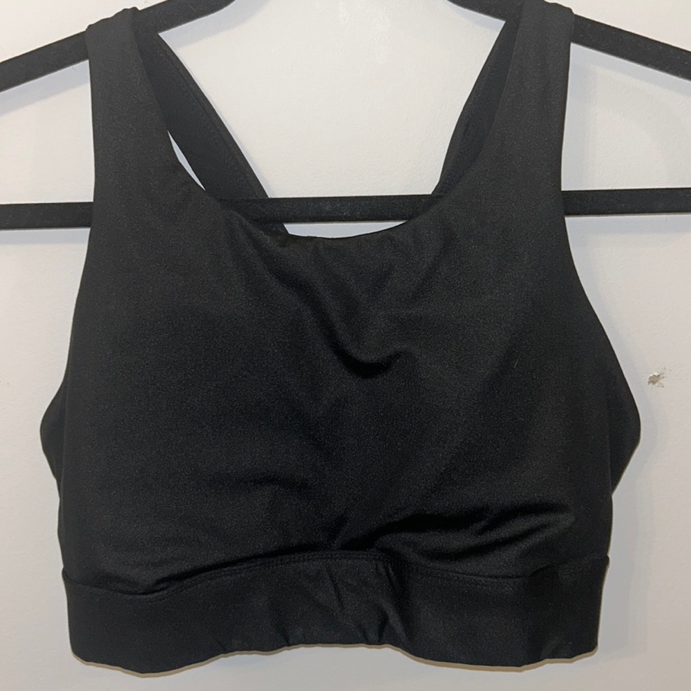 Black Fabletics high support medium bra